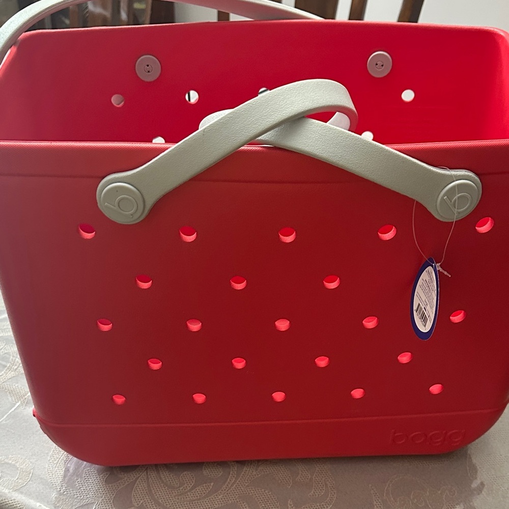 Target Red Perforated Tote Bag